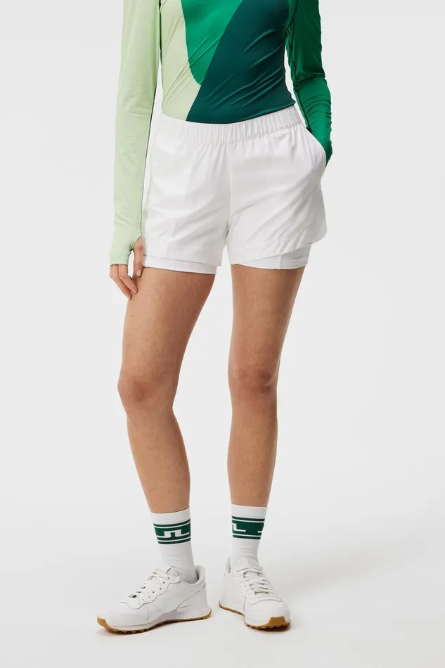 Women Mila Shorts White JLindeberg Shorts