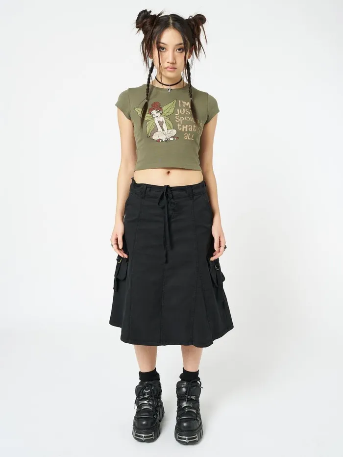 Women Minga London Tops and TShirts Ember Fairy Graphic Baby Tee
