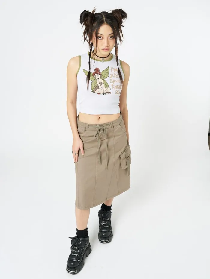 Women Minga London Tops and TShirts Ember Fairy Graphic Vest Top