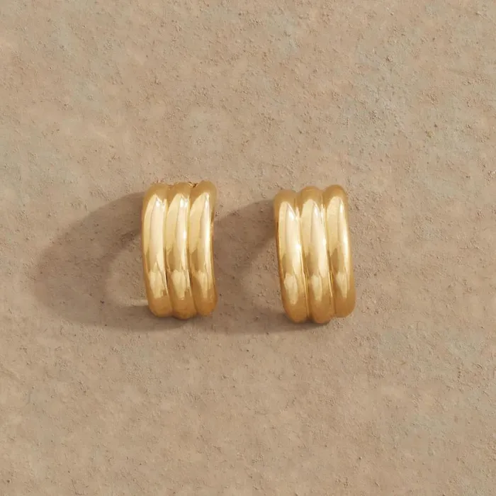 Women Modern Classic Hoops Sundance Catalog Earrings