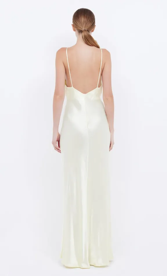 Women MOON DANCE V MAXI DRESS 8211 ICE YELLOW Bec Bridge Wedding Guest