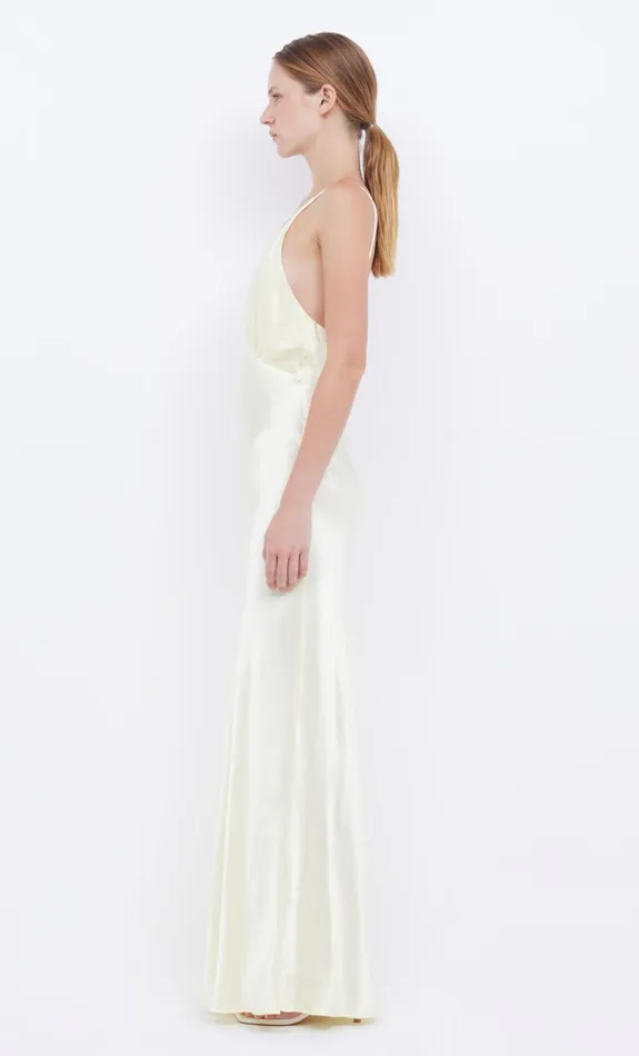 Women MOON DANCE V MAXI DRESS 8211 ICE YELLOW Bec Bridge Wedding Guest