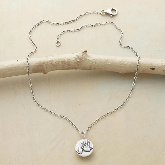Women Mother and Child Handprints Necklace Sundance Catalog Necklaces Women Mother and Child Handprints Necklace Sundance Catalog Necklaces