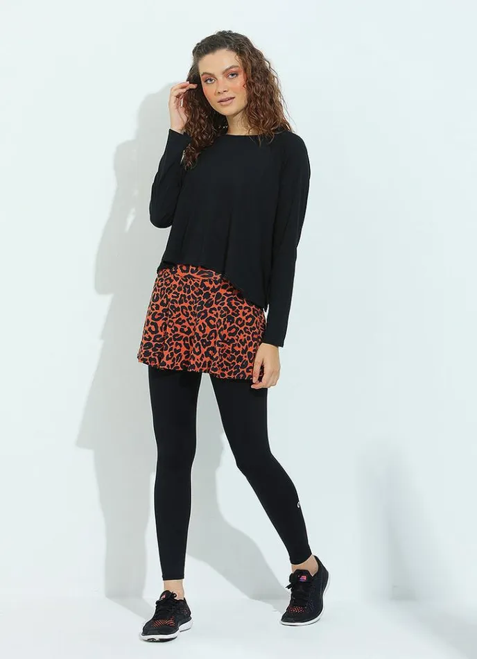 Women Move Shirt Black Dona Jo Long Sleeve Shirts