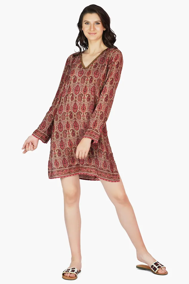 Women Myra Embellished Tunic Dresses America and Beyond
