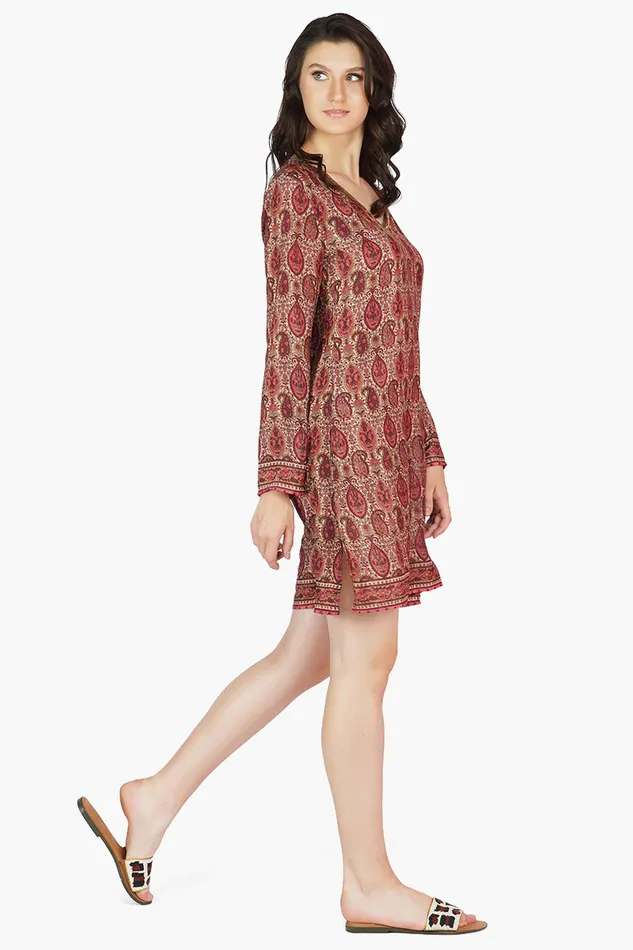 Women Myra Embellished Tunic Dresses America and Beyond Women Myra Embellished Tunic Dresses America and Beyond
