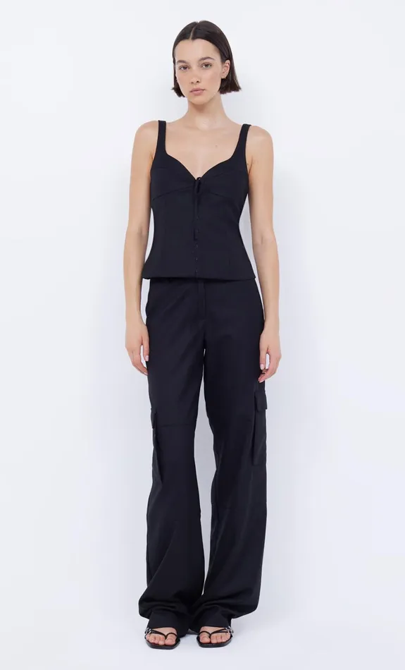 Women NEVADA TIE TOP 8211 BLACK Bec Bridge Sleeveless