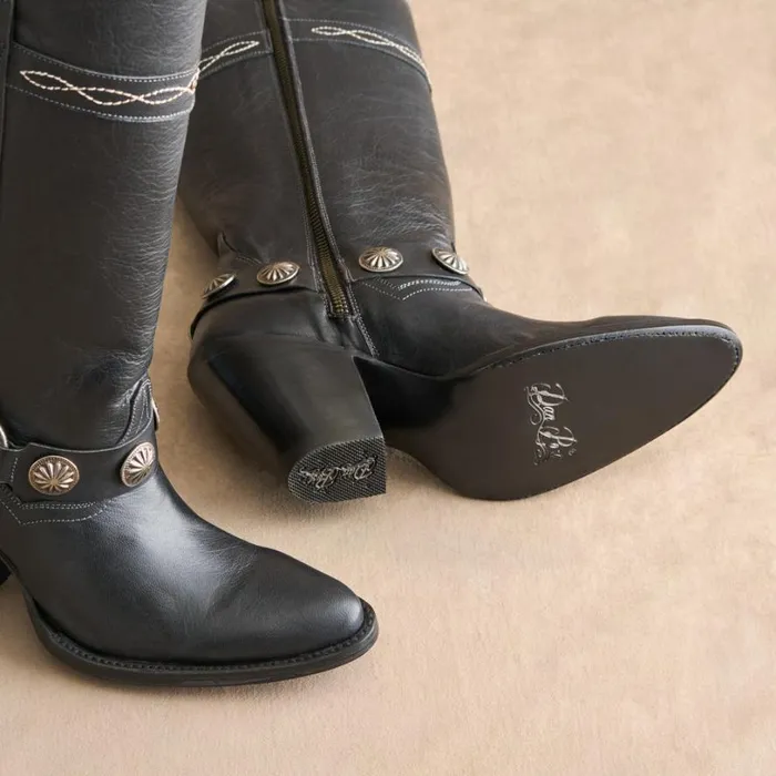 Women Nina Harness Boots Black Sundance Catalog Boots Women Nina Harness Boots Black Sundance Catalog Boots