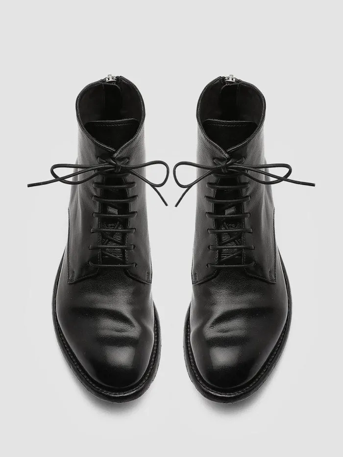 Women Officine Creative Footwear LEXIKON 123 Black Zipped Leather Ankle Boots Women Officine Creative Footwear LEXIKON 123 Black Zipped Leather Ankle Boots