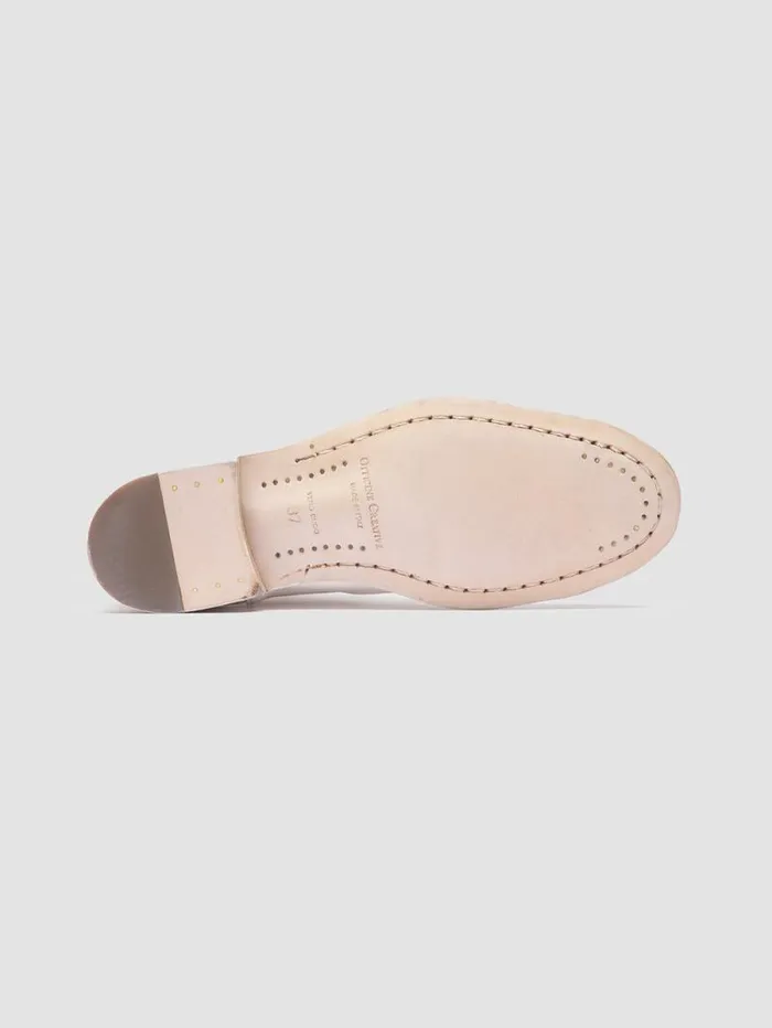 Women Officine Creative Footwear SOLITUDE 106 White Suede Zipped Boots