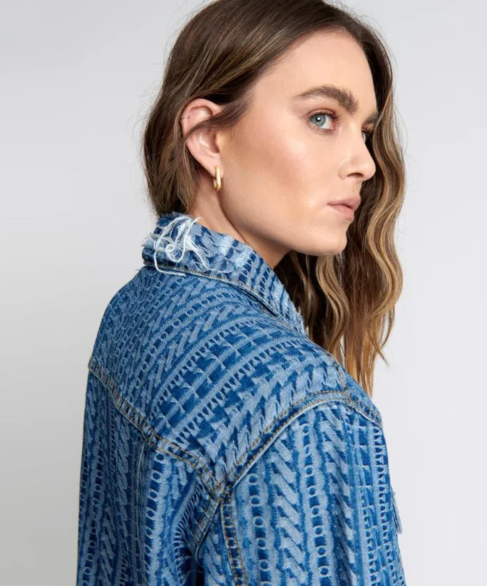 Women ON REPEAT DENIM TRUCKER JACKET One Teaspoon Denim Jackets Women ON REPEAT DENIM TRUCKER JACKET One Teaspoon Denim Jackets
