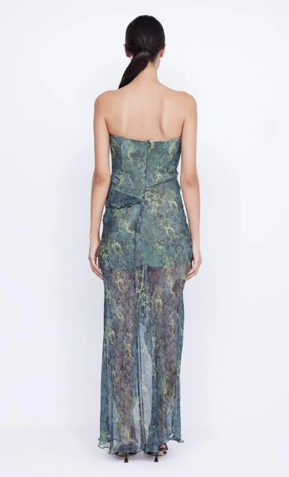 Women OPAL STRAPLESS MAXI DRESS 8211 NOUVEAU BLEUE Bec Bridge Wedding Guest