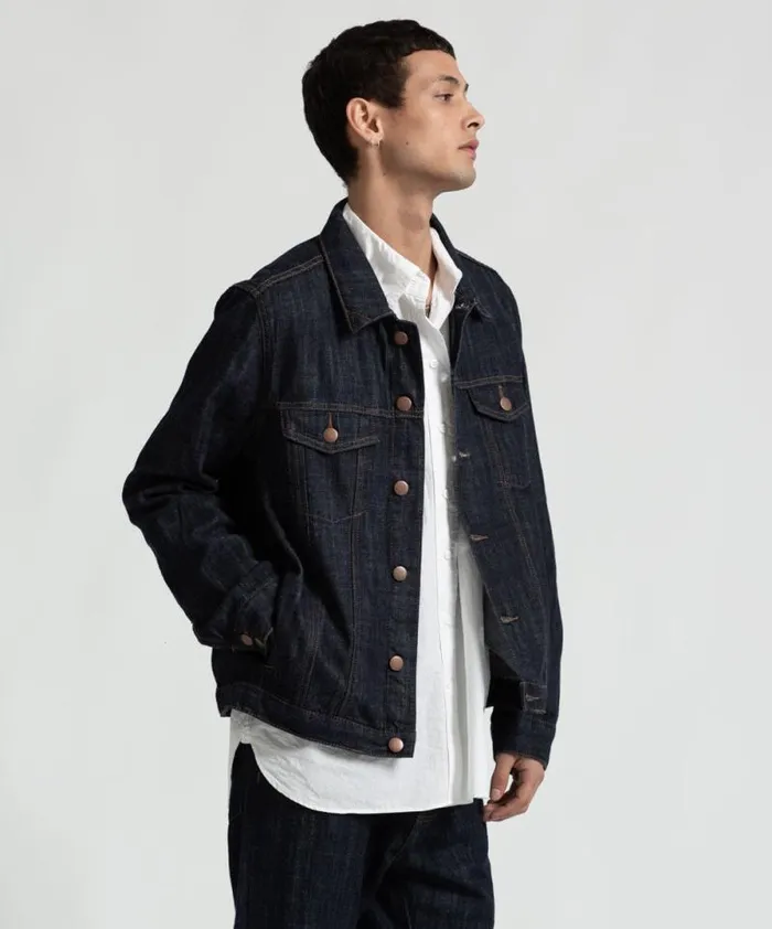 Women ORGANIC RAW BANDIT TRUCKER JACKET BLUE One Teaspoon Organic Tees Women ORGANIC RAW BANDIT TRUCKER JACKET BLUE One Teaspoon Organic Tees