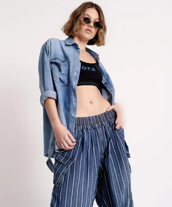 Women OTS BOXER CROP BLACK One Teaspoon Intimates