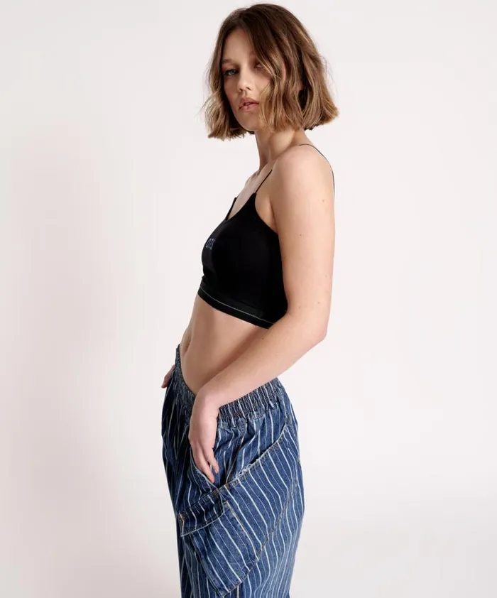 Women OTS BOXER CROP BLACK One Teaspoon Intimates Women OTS BOXER CROP BLACK One Teaspoon Intimates