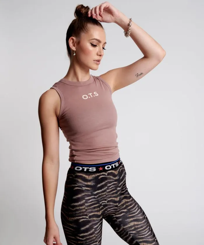 Women OTS LILAC EQUIPMENT TANK One Teaspoon Tees and Tanks Women OTS LILAC EQUIPMENT TANK One Teaspoon Tees and Tanks
