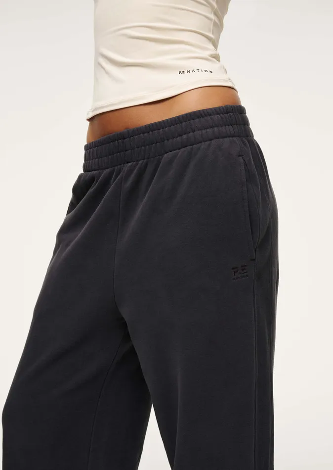 Women PE Nation ADVENTURE TRACKPANT IN WASHED MARINE BLUE Pants
