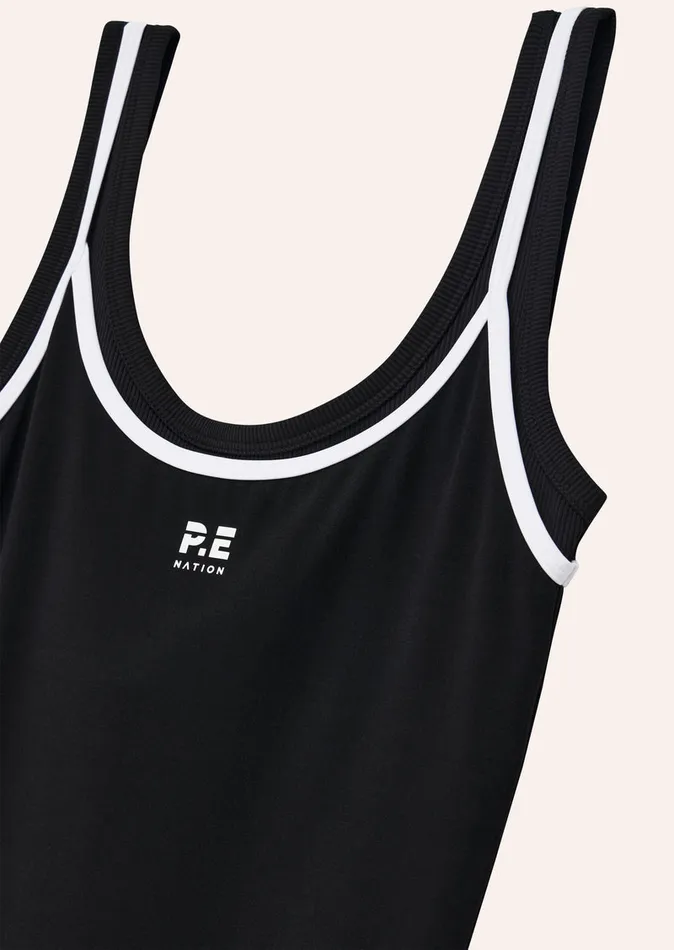 Women PE Nation FORWARD ONE PIECE IN BLACK StudioSoft