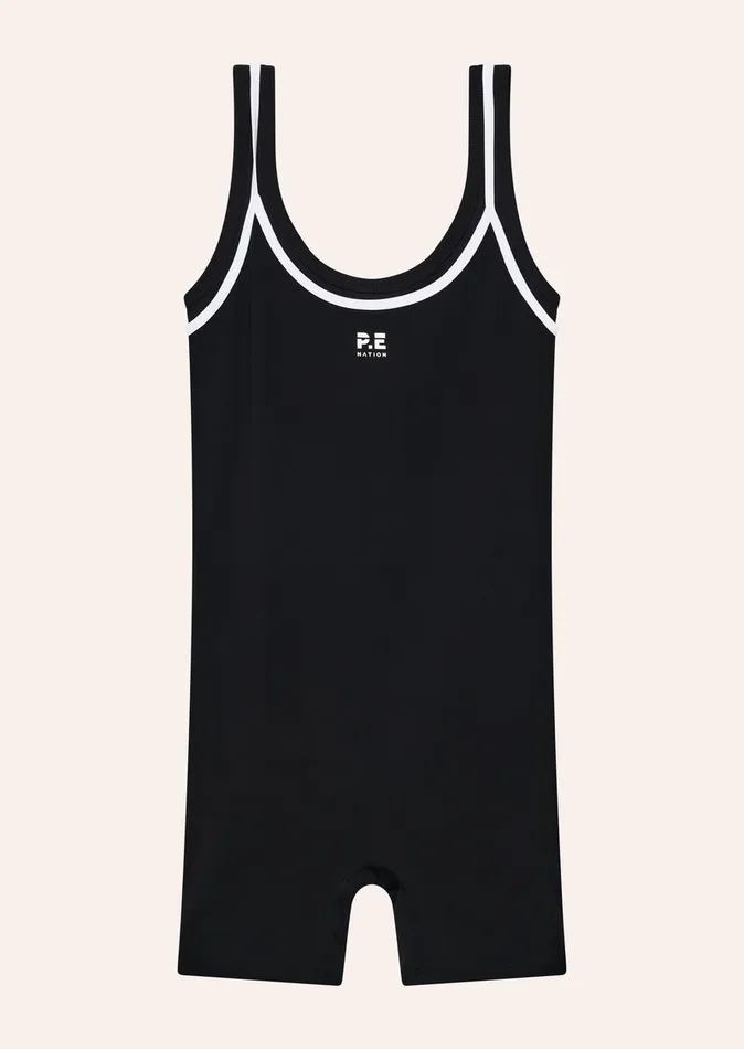 Women PE Nation FORWARD ONE PIECE IN BLACK StudioSoft