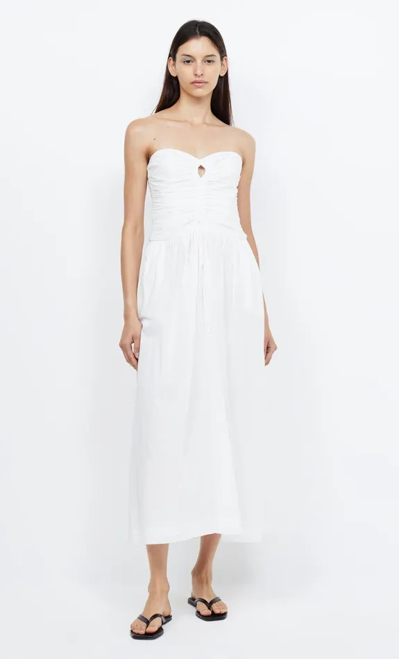Women PALMER STRAPLESS MAXI 8211 IVORY Bec Bridge Maxi Dresses