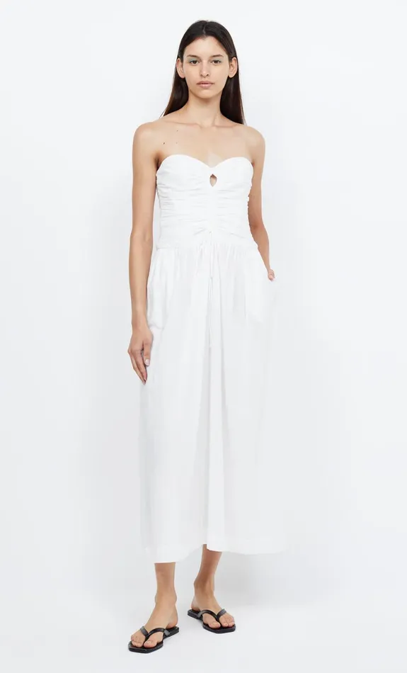 Women PALMER STRAPLESS MAXI 8211 IVORY Bec Bridge Maxi Dresses