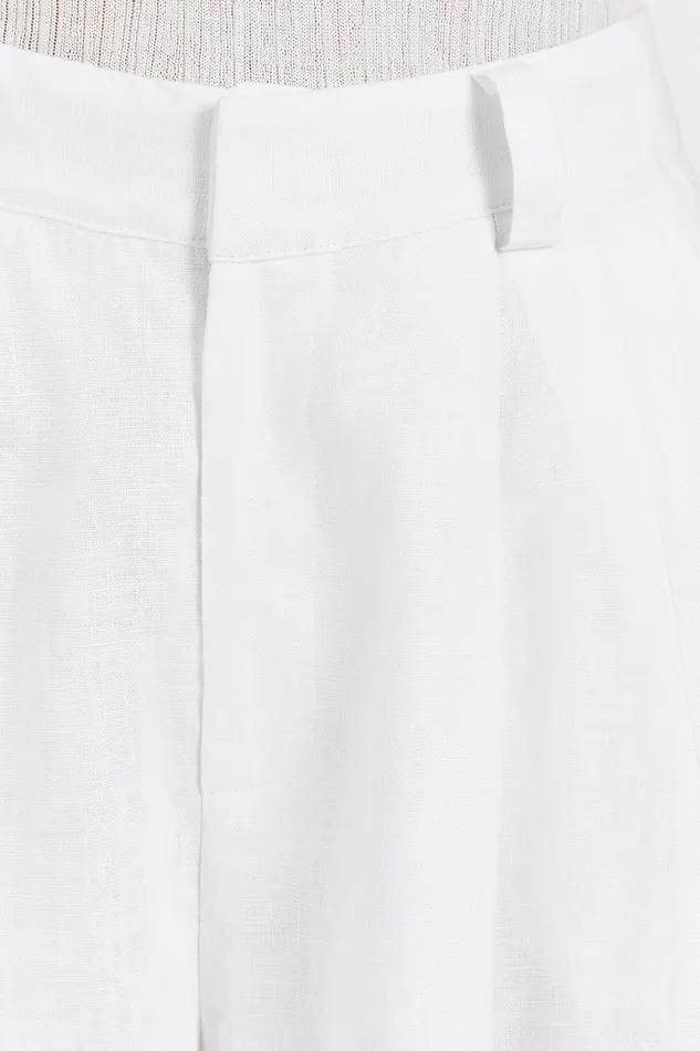 Women Pants DISSH HOLDEN WHITE LINEN PANT
