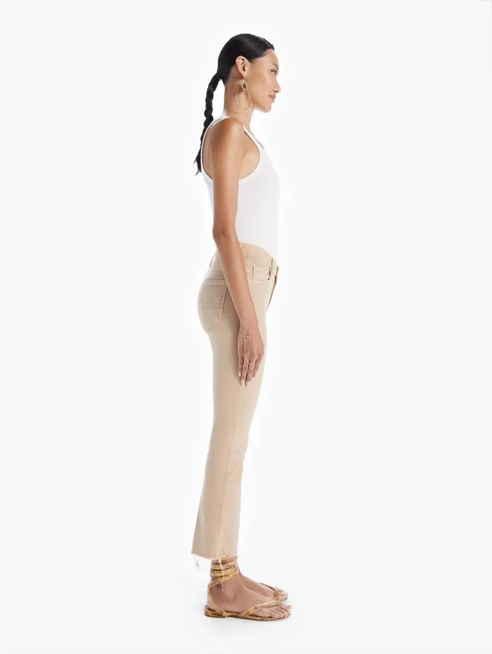 Women Pants Mother Denim The Insider Ankle Fray Khaki