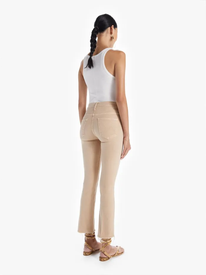 Women Pants Mother Denim The Insider Ankle Fray Khaki