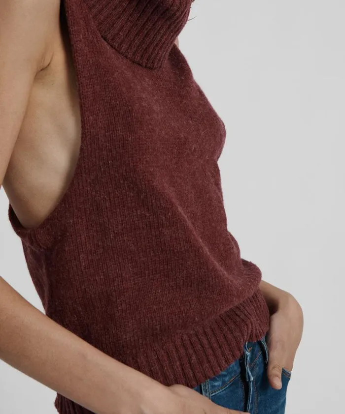 Women PARISIENNE ROLL NECK TOP One Teaspoon Tops Women PARISIENNE ROLL NECK TOP One Teaspoon Tops