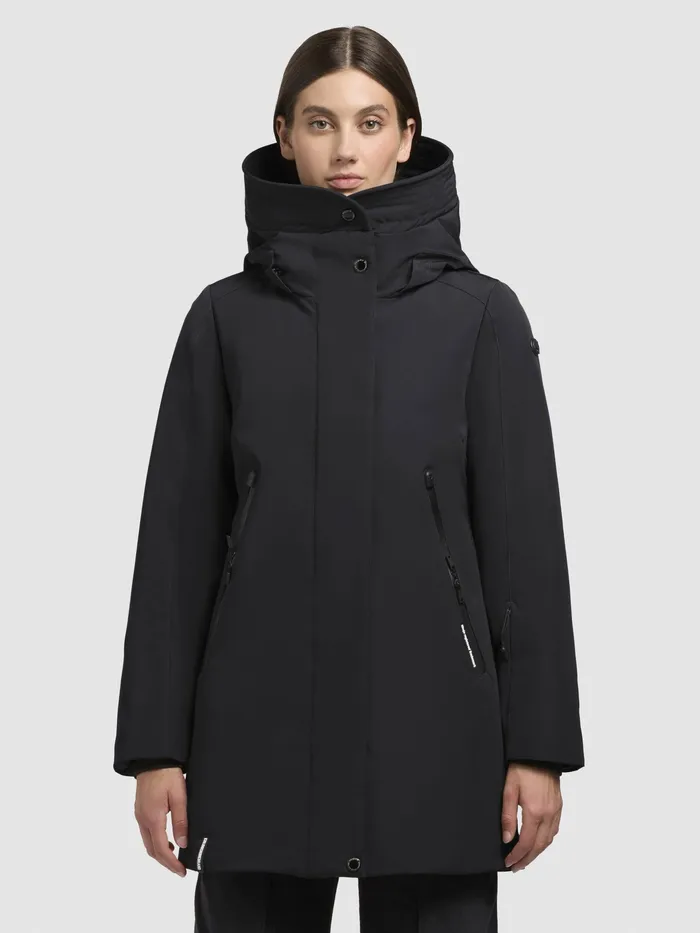 Women Parkas KHUJO Jacke VIONA5 Schwarz Schwarz
