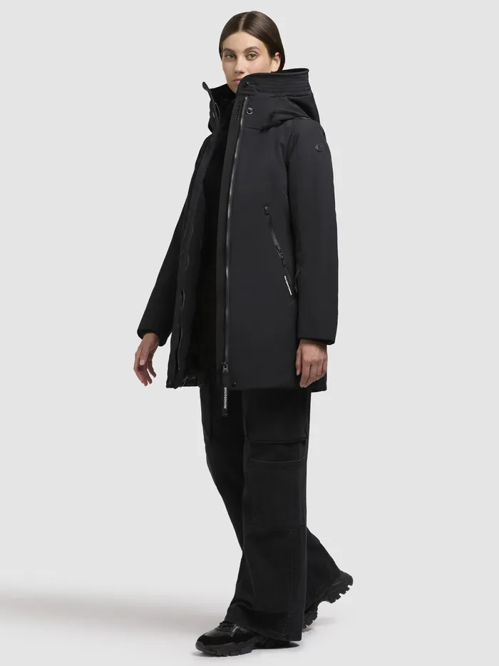 Women Parkas KHUJO Jacke VIONA5 Schwarz Schwarz