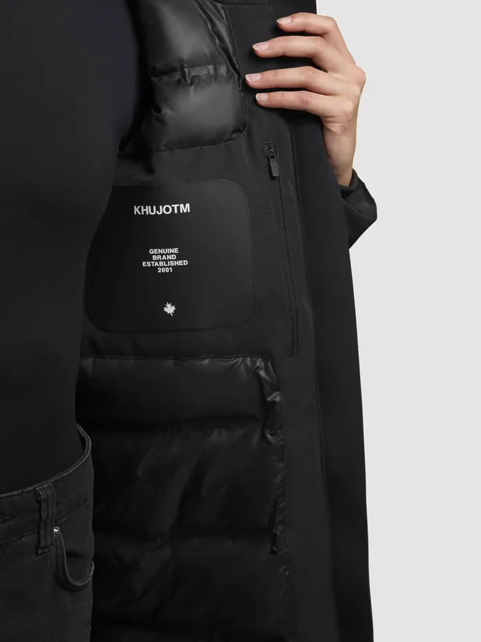 Women Parkas KHUJO Jacke VIONA5 Schwarz Schwarz