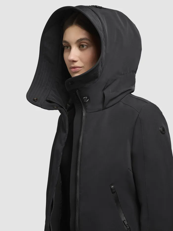 Women Parkas KHUJO Jacke VIONA5 Schwarz Schwarz