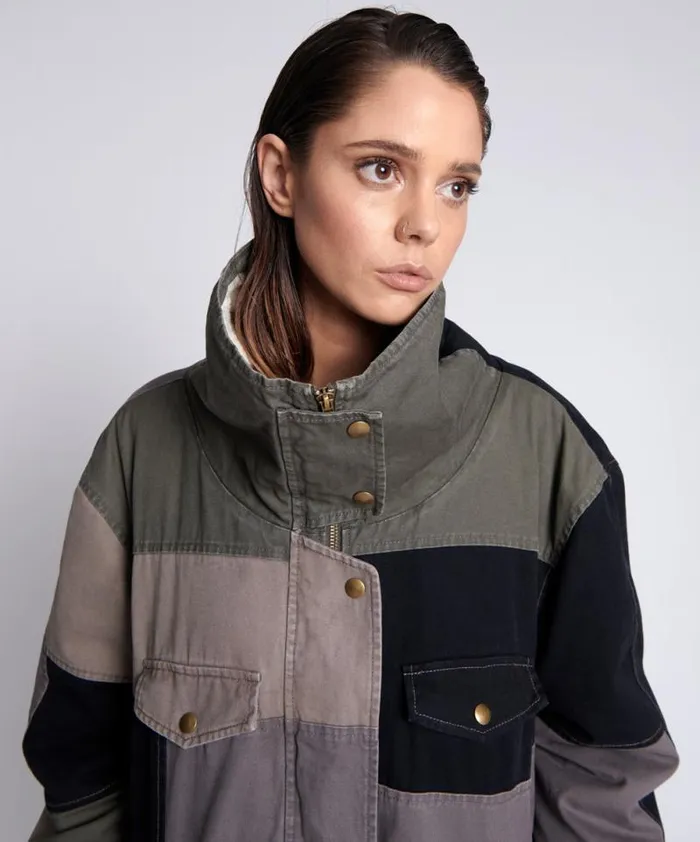 Women PATCHWORK UTILITY DEFENDER COAT One Teaspoon Jackets Women PATCHWORK UTILITY DEFENDER COAT One Teaspoon Jackets