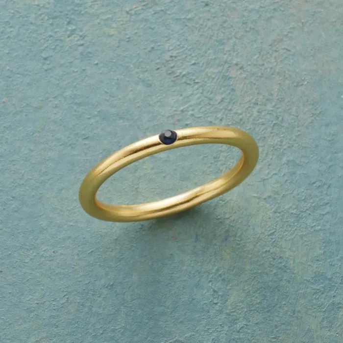 Women Peekaboo Sapphire Ring Sundance Catalog Rings