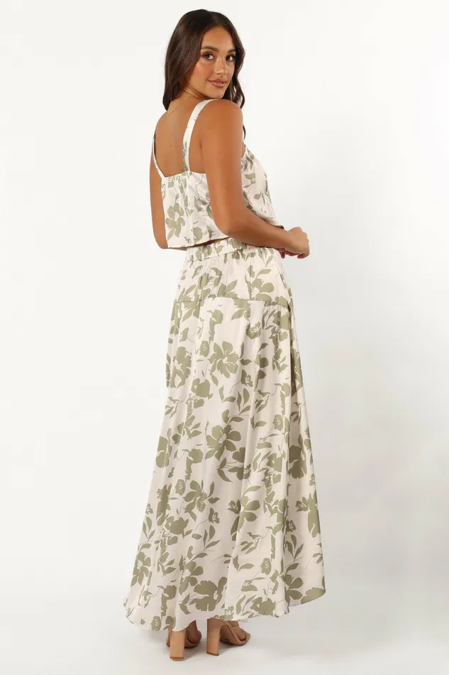 Women Petal and Pup Lulu Set Sage Floral Matching Sets