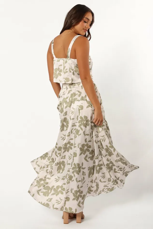Women Petal and Pup Lulu Set Sage Floral Matching Sets