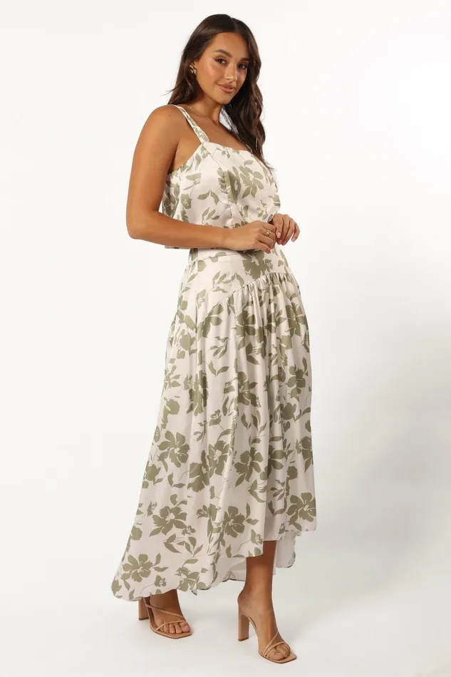 Women Petal and Pup Lulu Set Sage Floral Matching Sets