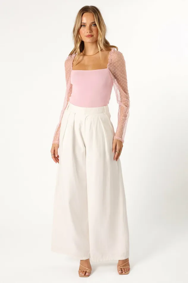 Women Petal and Pup Rigala Top Pink Tops
