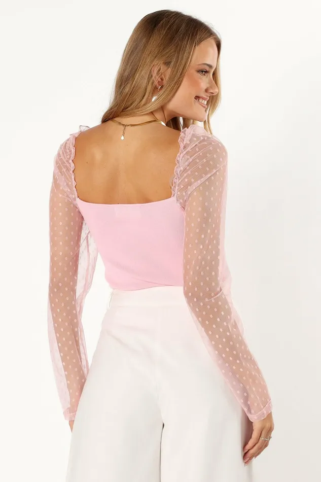 Women Petal and Pup Rigala Top Pink Tops