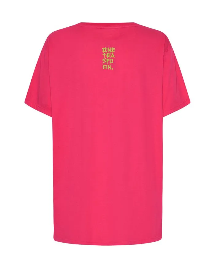 Women PINK GLO ONE TEASPOON ORGANIC LOGO UNISEX TEE One Teaspoon Tees and Tanks Women PINK GLO ONE TEASPOON ORGANIC LOGO UNISEX TEE One Teaspoon Tees and Tanks