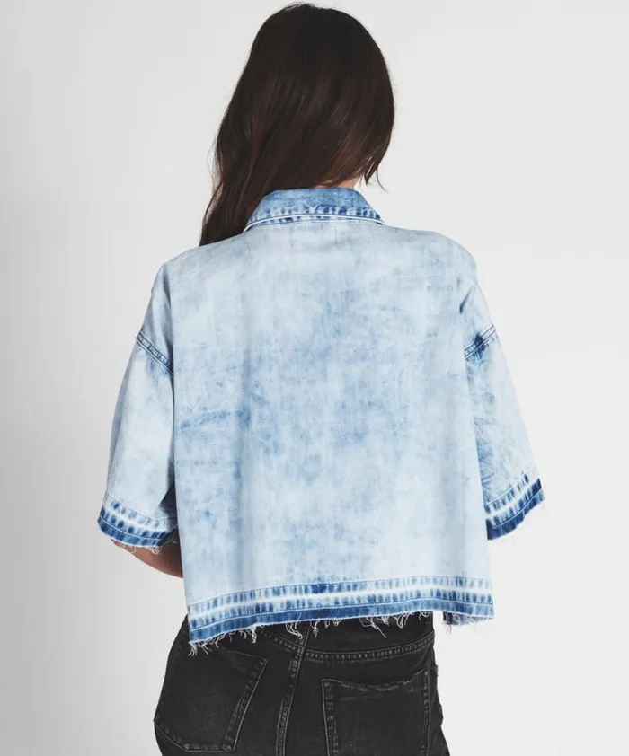 Women PIONEER DENIM SHIRT One Teaspoon Denim Tops Women PIONEER DENIM SHIRT One Teaspoon Denim Tops
