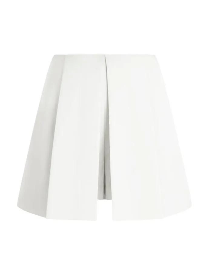 Women Pleated Skort Gardenia BCBG Bottoms Women Pleated Skort Gardenia BCBG Bottoms