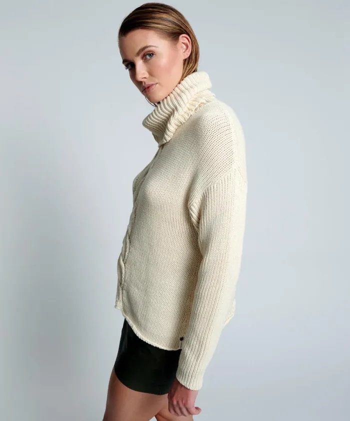 Women POISON CABLE KNIT One Teaspoon Knitwear