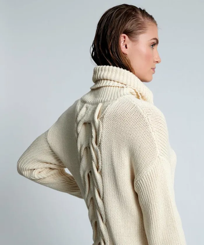 Women POISON CABLE KNIT One Teaspoon Knitwear