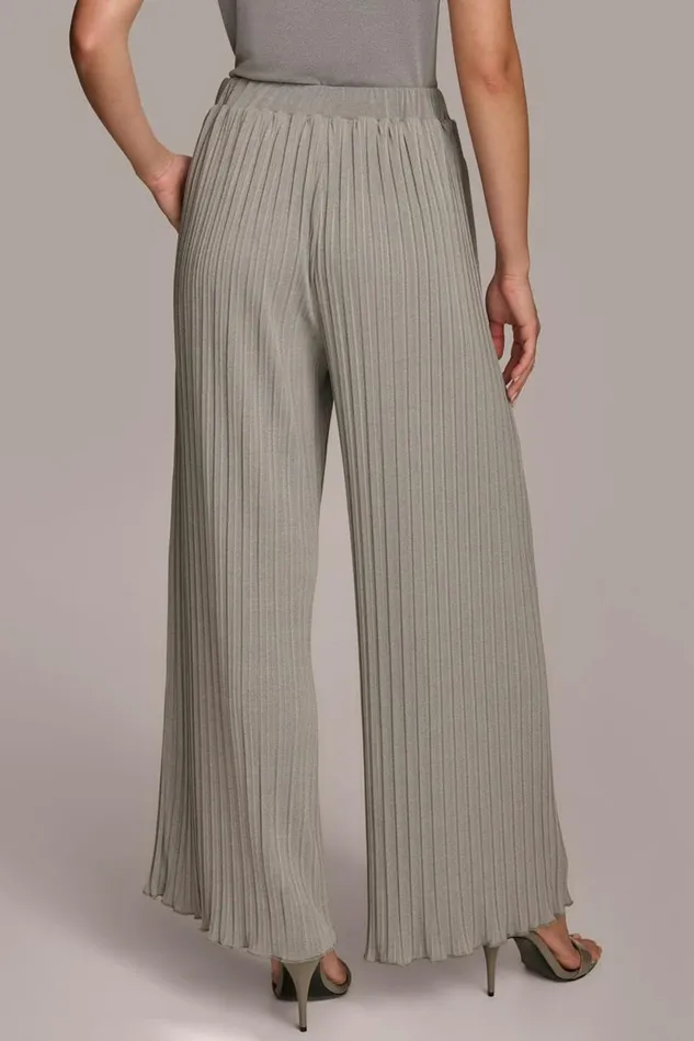 Women PULL ON PLEATED PANT Heather Iron Donna Karan New York Pants Women PULL ON PLEATED PANT Heather Iron Donna Karan New York Pants