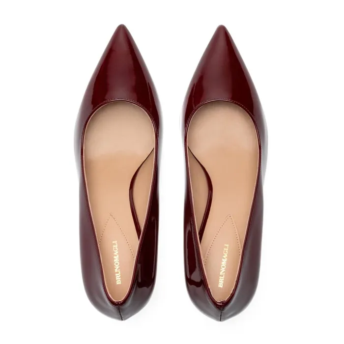 Women Pumps Bruno Magli Tara Bordeaux Patent Pump