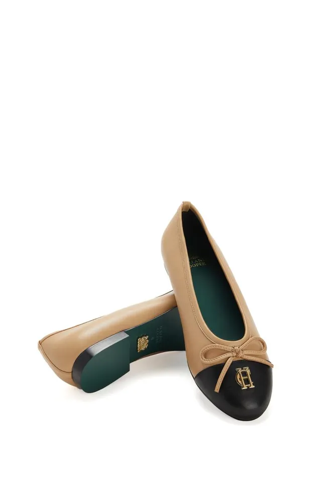 Women Pumps Holland Cooper Ballet Shoe Nude Black Women Pumps Holland Cooper Ballet Shoe Nude Black