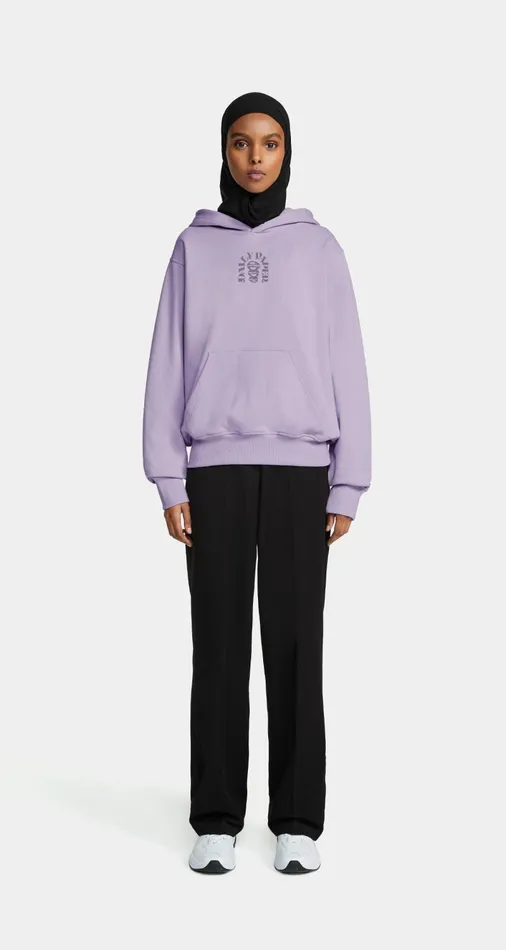 Women Purple Rose Ragina Hoodie Daily Paper Hoodies and Sweaters Women Purple Rose Ragina Hoodie Daily Paper Hoodies and Sweaters