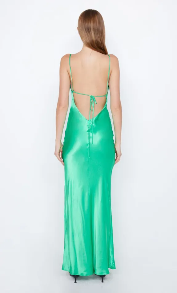 Women REN SPLIT MAXI DRESS 8211 EMERALD Bec Bridge Prom Dresses